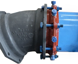 Series 2300 Mechanical Joint Restraint on C909 PVCO pipe.